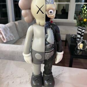KAWS Companion Figure - Black and Gray